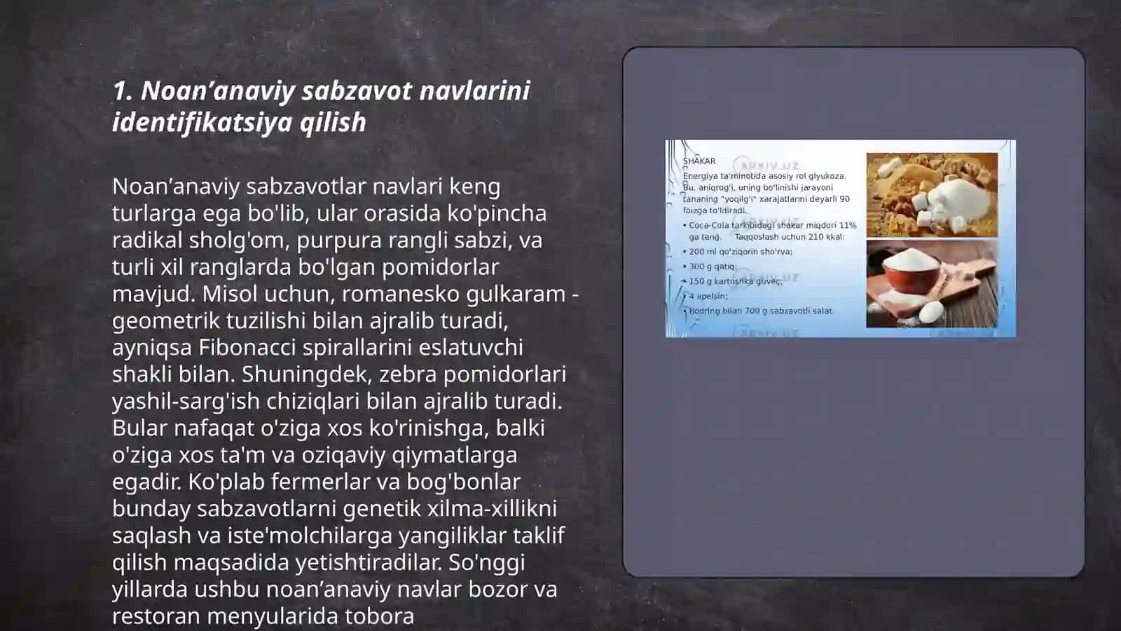 Noanʼanaviy sabzavotlarni yetishtirish biotexnalogiyasi 3
