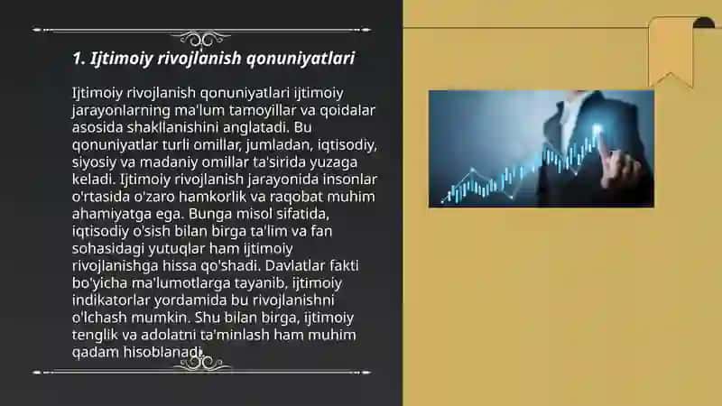 Ijtimoiy rivojlanish qonuniyatlari 3