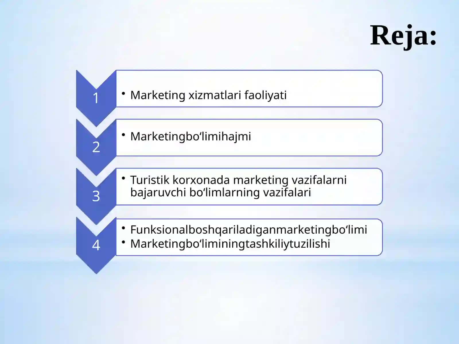 Tadbirkorlik faoliyati korxonamarketingi va reklama 3