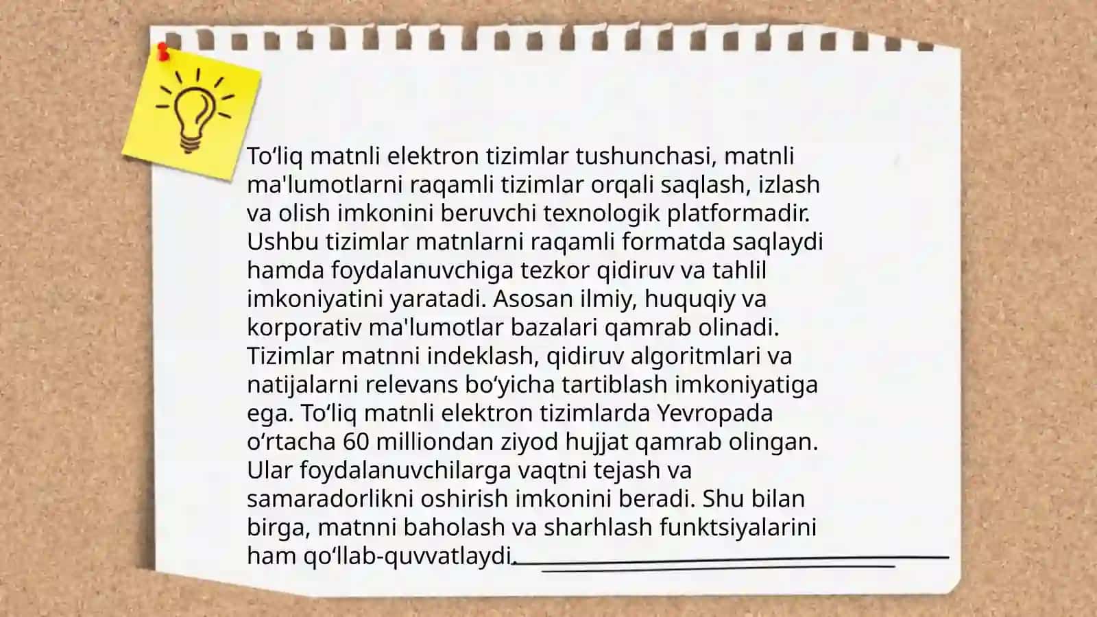 Toʻliq matnli elektron tizimlar 3