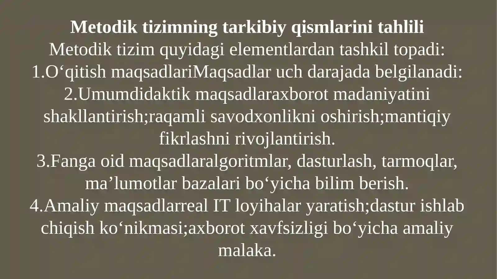 Informatika va axborot texnologiyalari kurslari 3