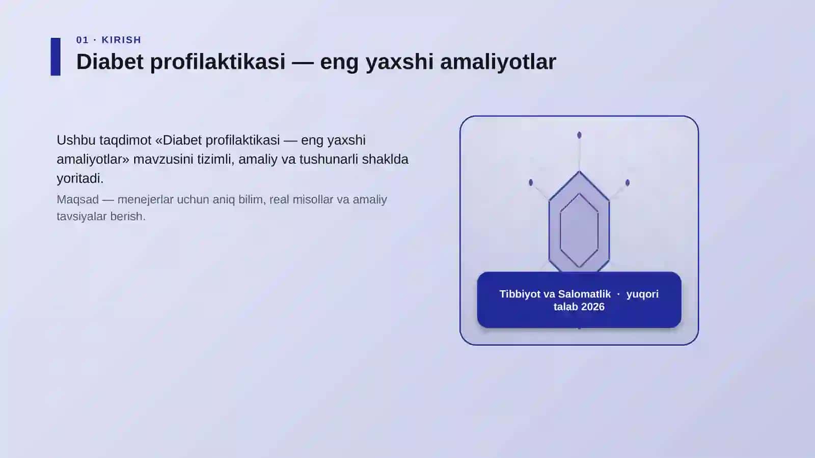 Diabet profilaktikasi — eng yaxshi amaliyotlar 3