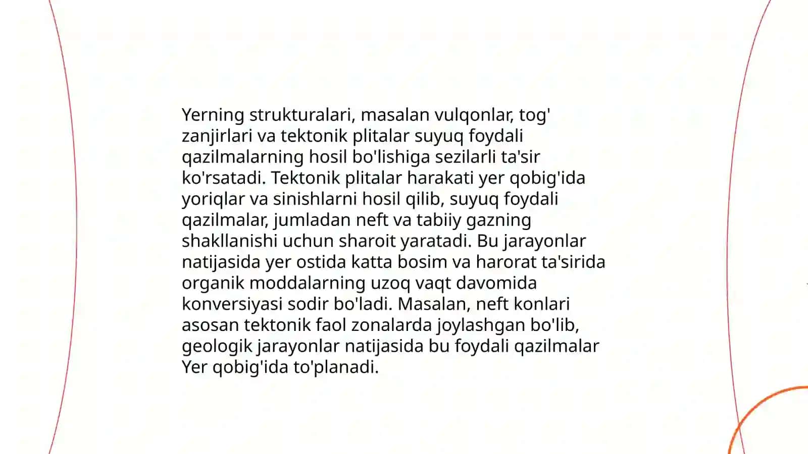 Suyuq foydali qazilmalarning hosil bo’lishida strukturalarning roli 3
