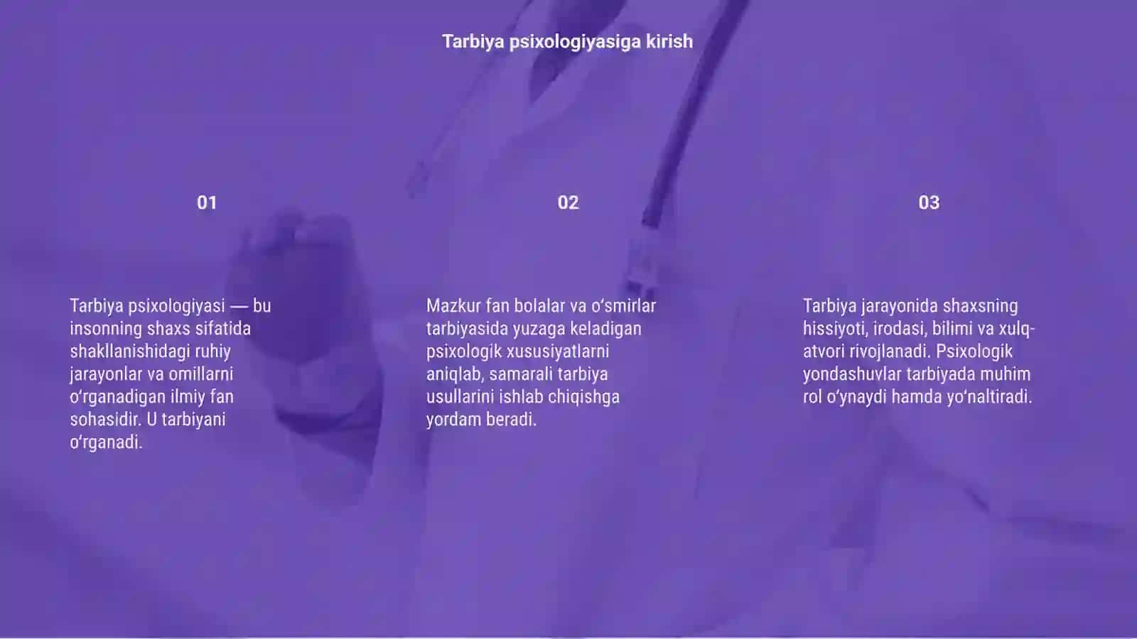 Tarbiya psixologiyasi 3