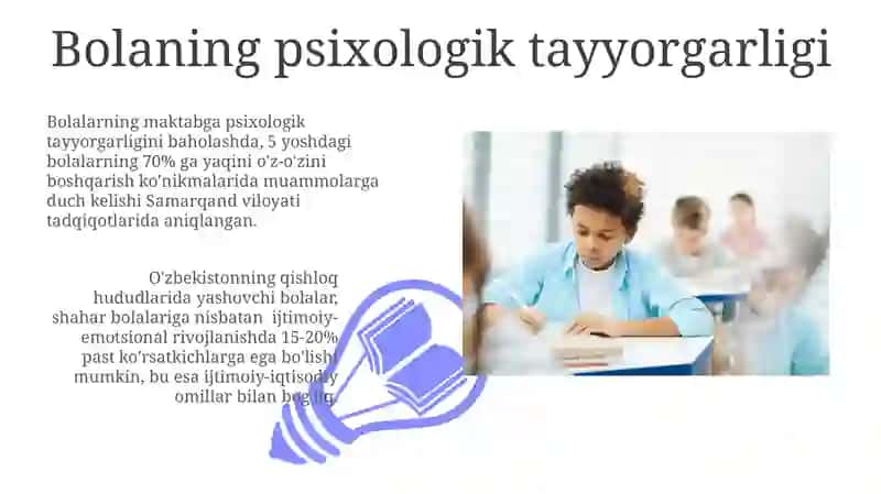 Bolalarni maktab ta'limiga tayyorgarligiga ta'sir etuvchi omillar 3