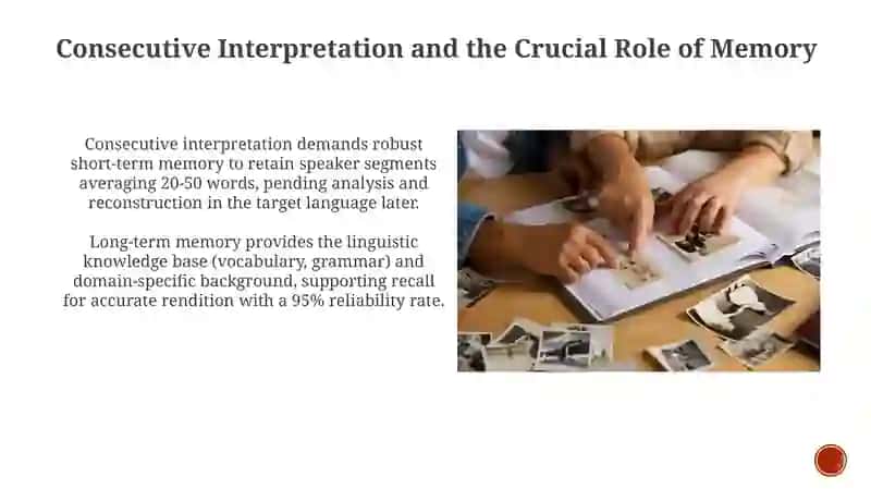 Consecutive Interpretation and Memory 3