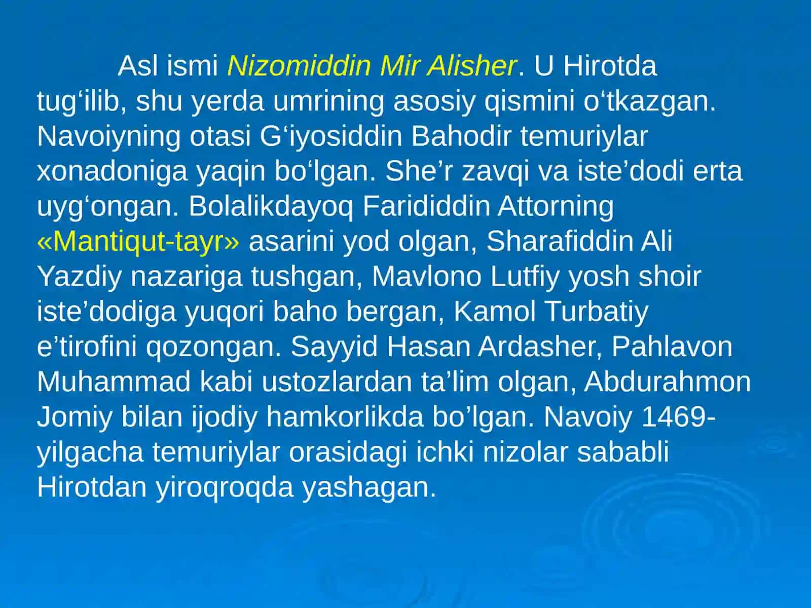 Mir Alisher Navoiy 3