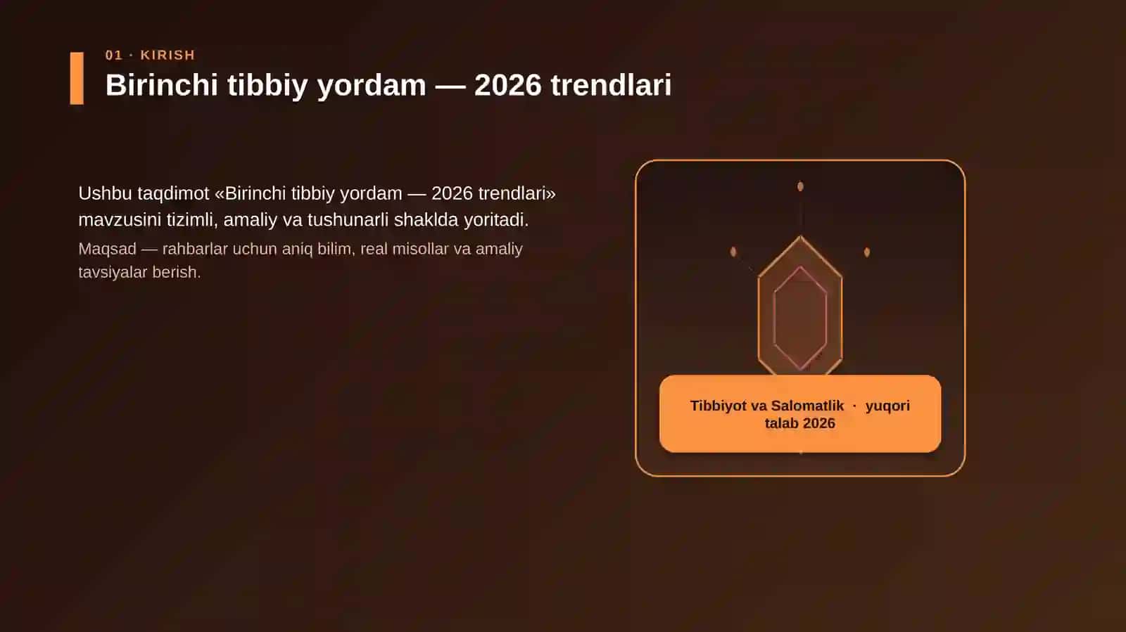 Birinchi tibbiy yordam — 2026 trendlari 3