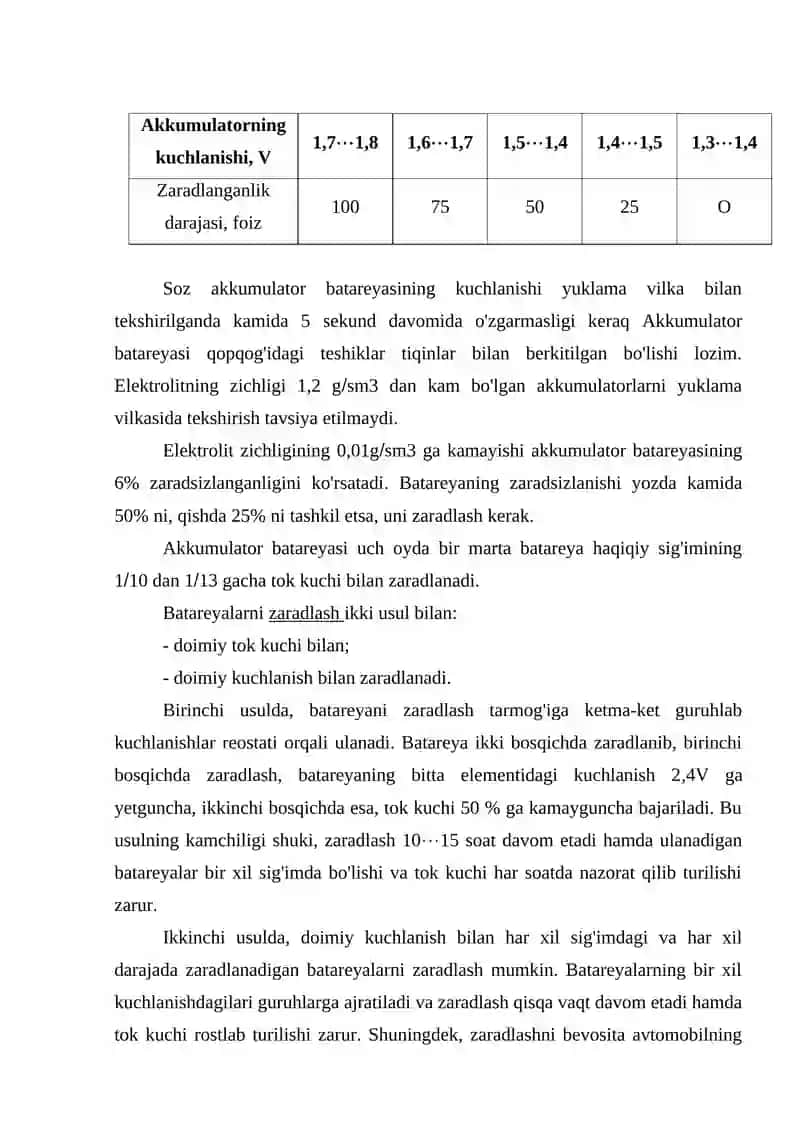 AKKUMULYATOR BATAREYALARIDA (AKB) UCHRAYDIGAN ASOSIY NOSOZLIKLAR VA UNING ALOMATLARI 3