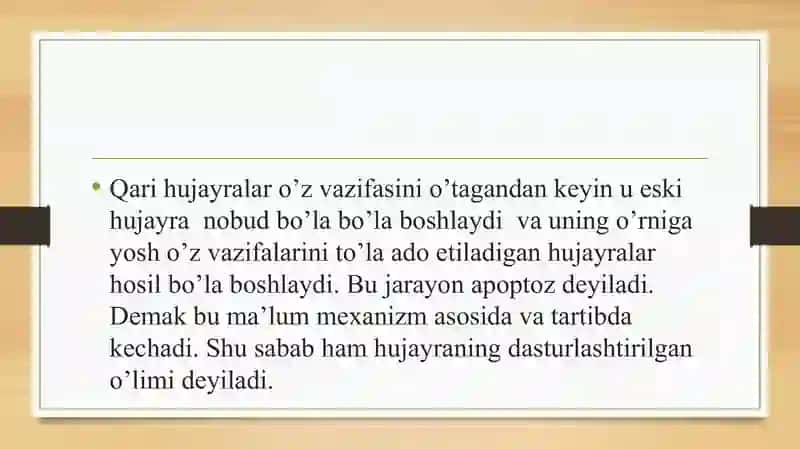 Apoptoz haqida 3