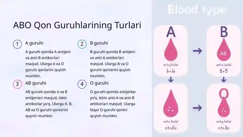 Qon Guruhlari va Rezus Mutanosiblik Sinamalari 3