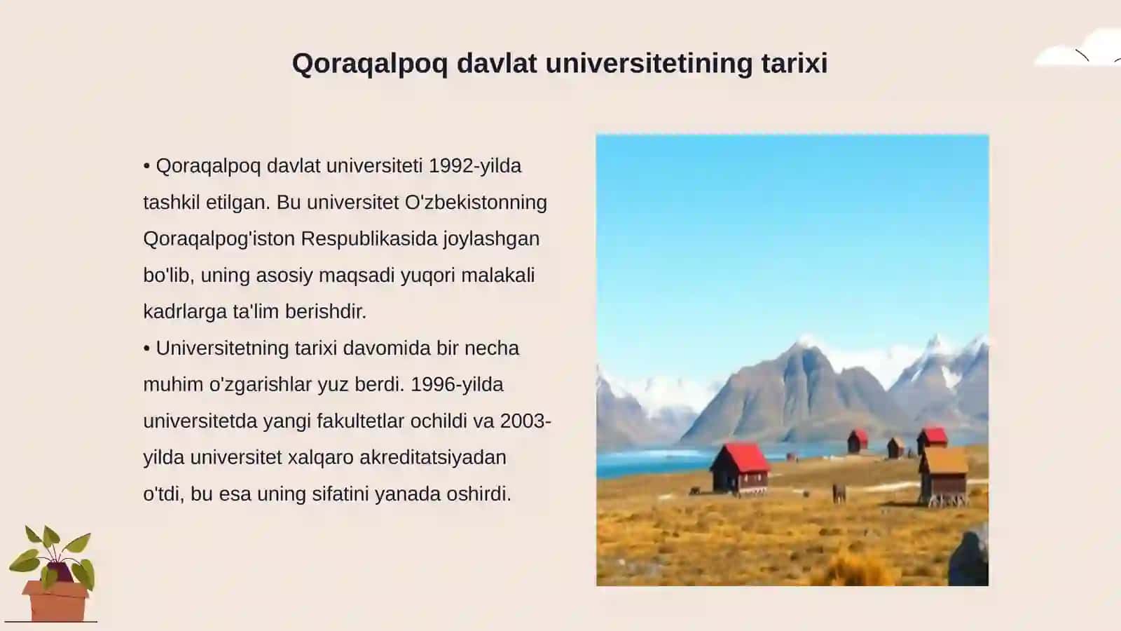 Qoraqalpoq davlat universiteti Islom Rozmatov Reja 3