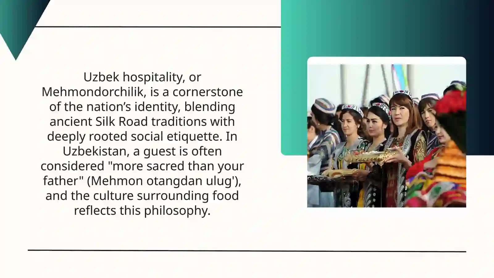 Uzbek hospitality traditions 3