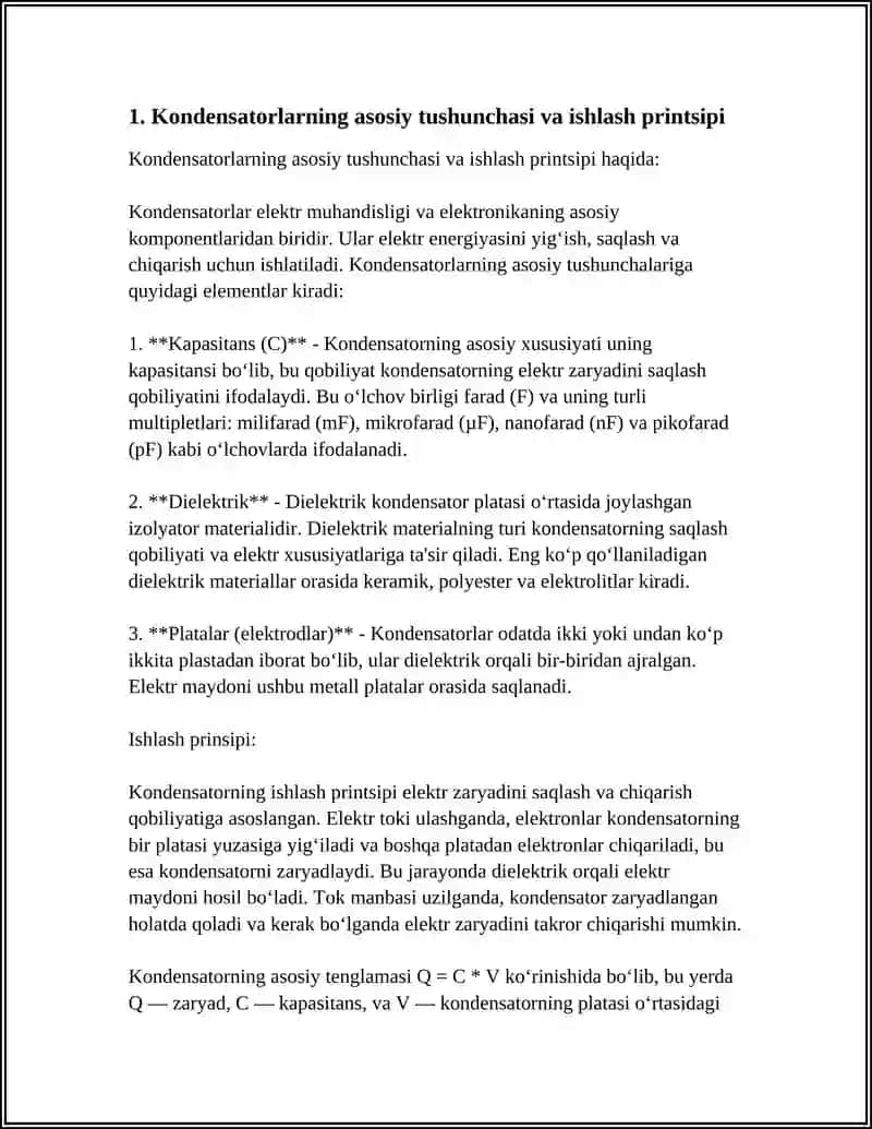 KONDENSATORLAR 3