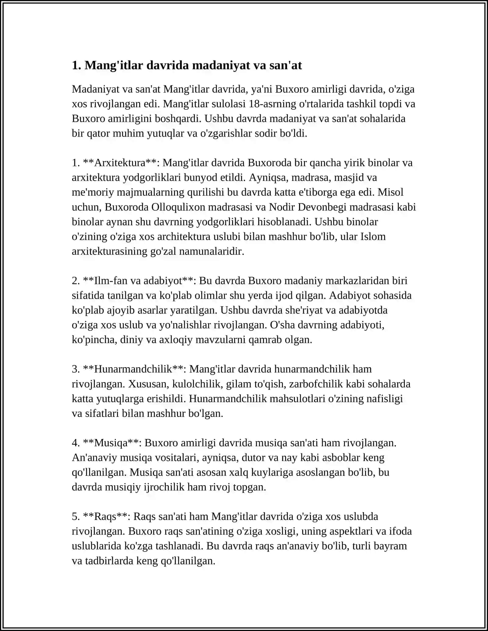 MANG'ITLAR DAVRIDA ILM-FAN VA MADANIYAT 3