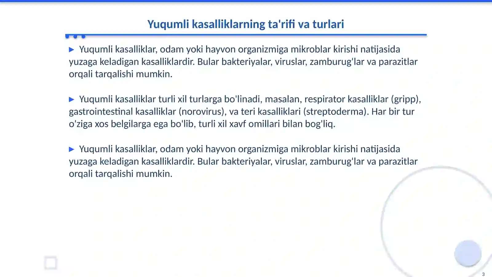 Yuqumli kasallik jarayonlari 3