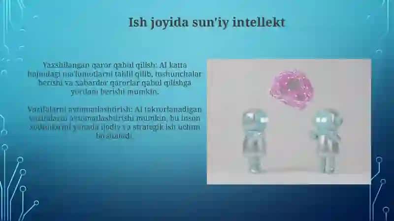 Sun'iy intellekt mavzusida 3