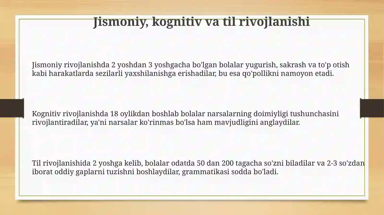 Ilkbolalik davri psixik rivojlanish xususiyatlari 3