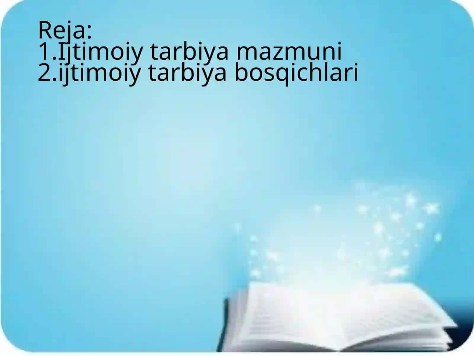 Bolalarni  ijtimoiy  moslashtirish   fani 3