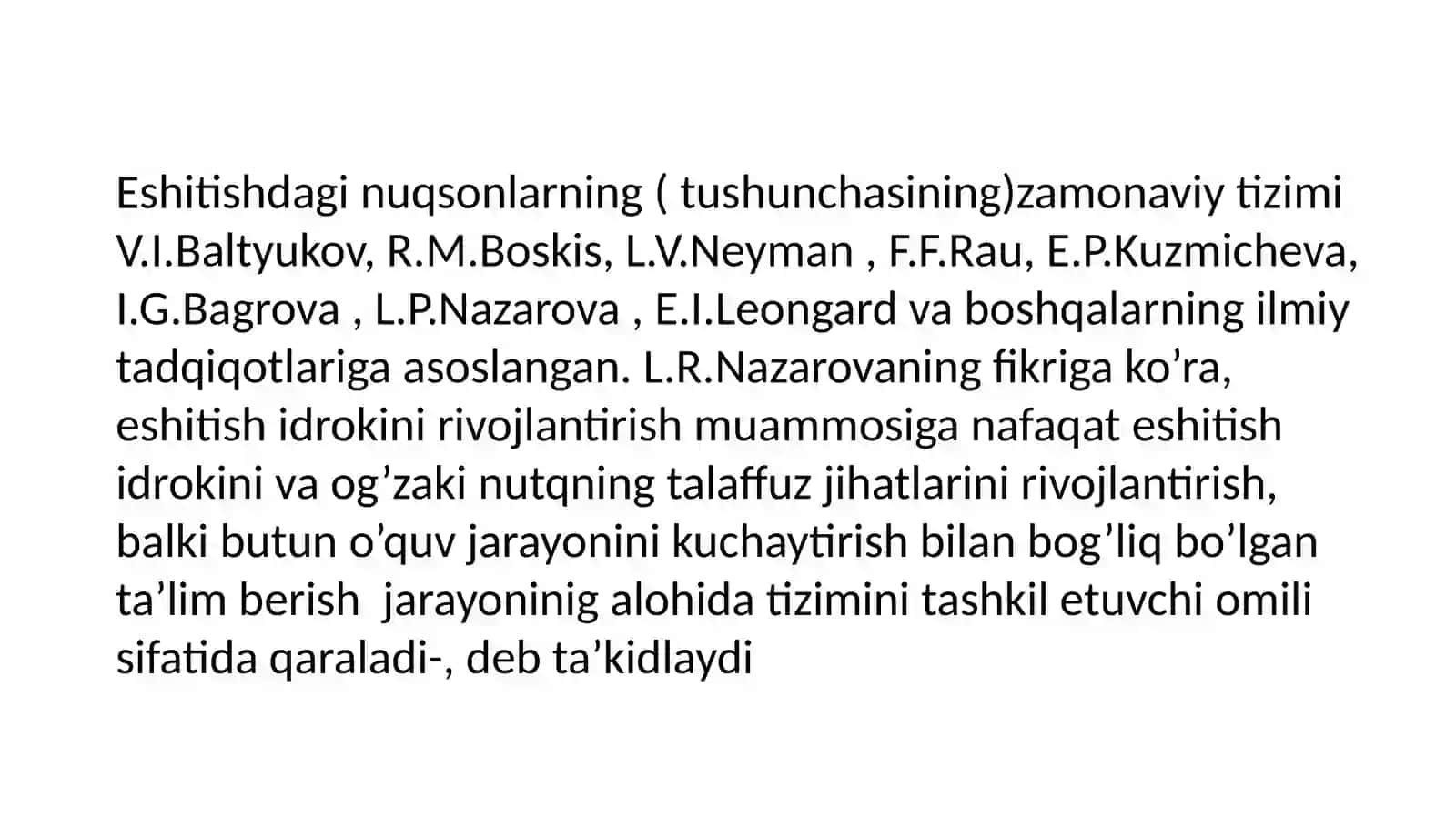 ESHITISH IDROKINI RIVOJLANTIRISHSH BO'YICHA ISHLARNI TASHKIL ETISHNING METODIK TALABLARI 3