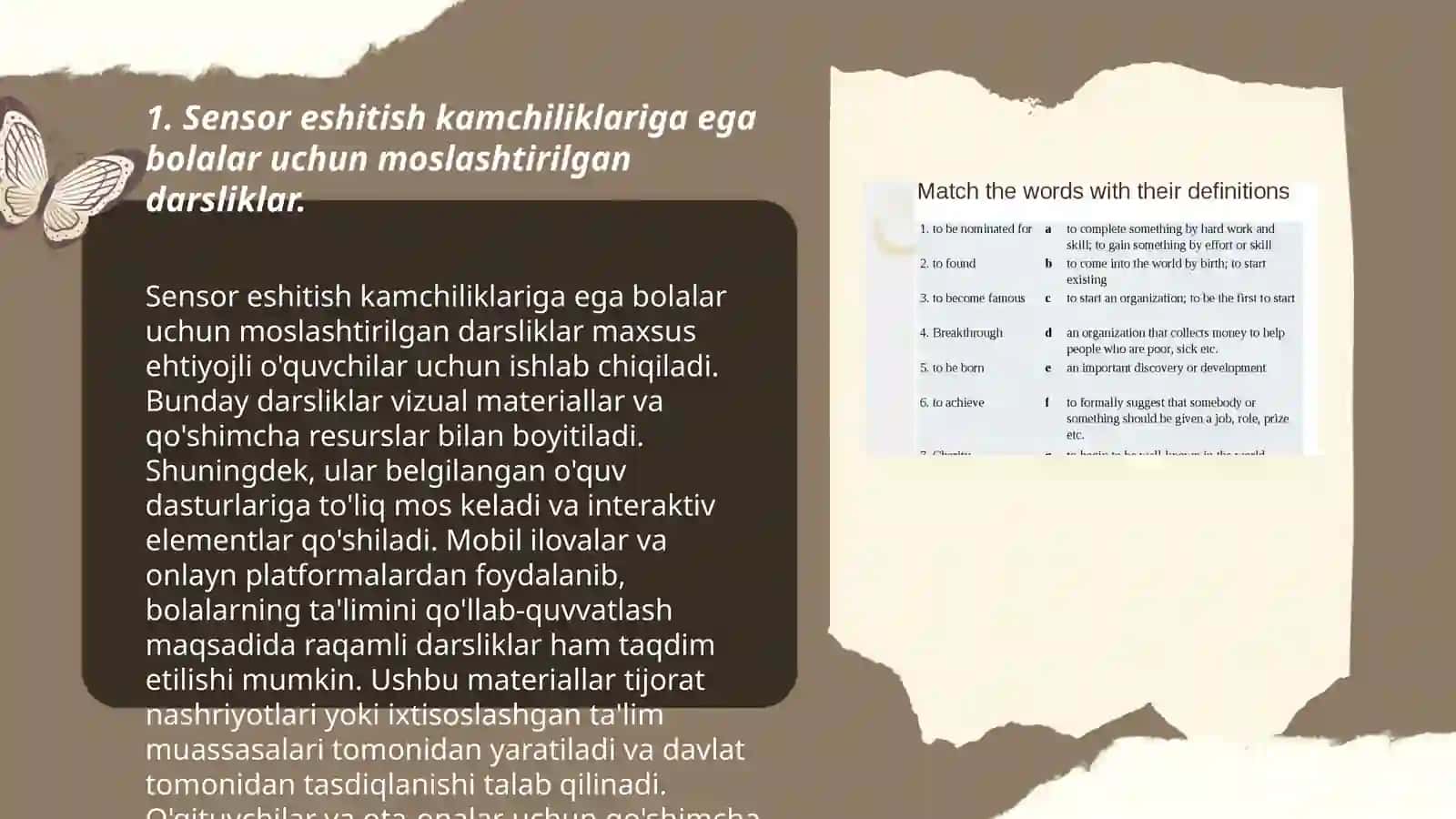 Sensor eshitishda yoki korishda kamchiliklarga ega bolgan bolalar uchun inklyuziv talim strategiyalari va ularni amalga oshirish shart-sharoitlari 3