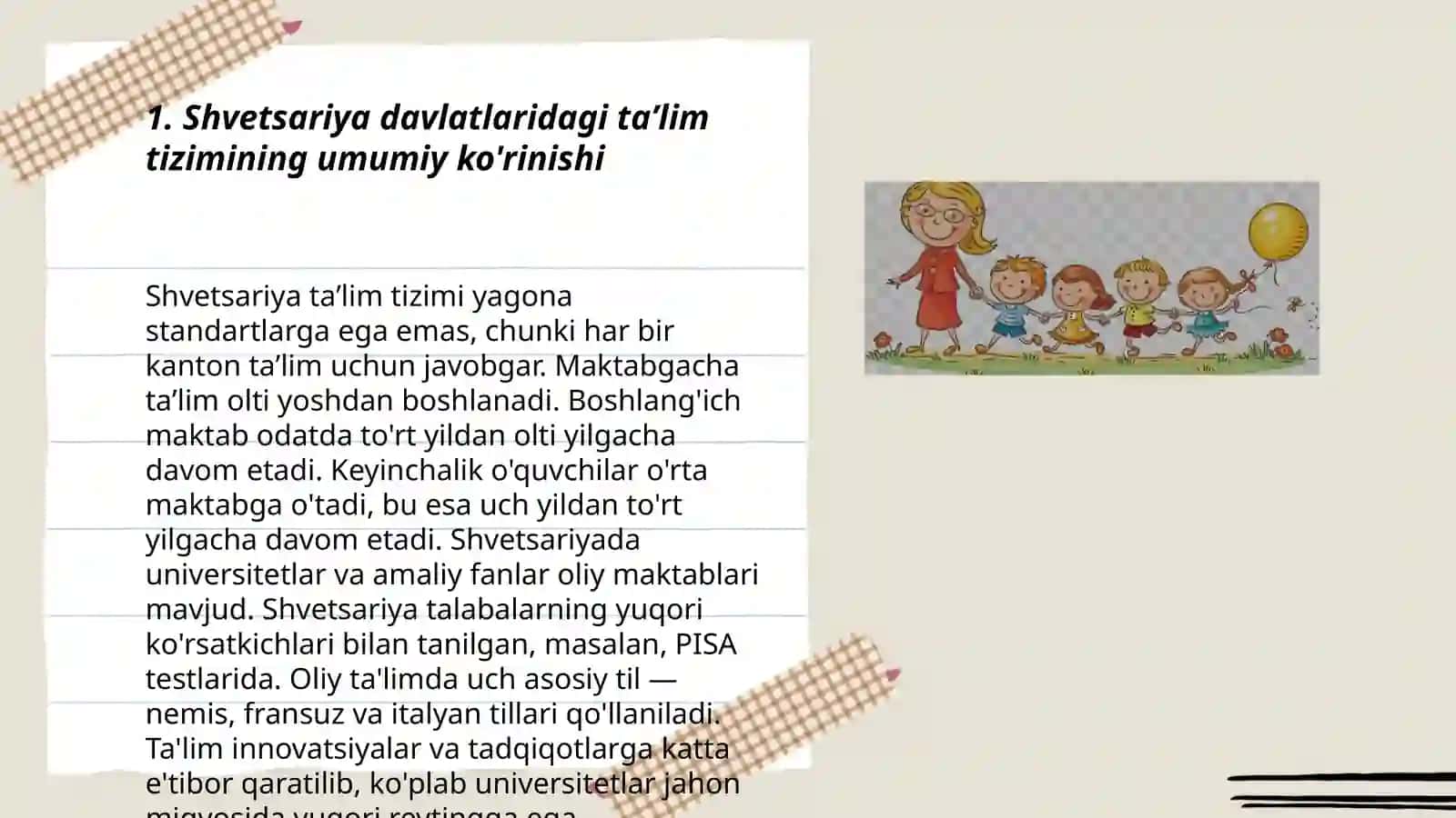 Shvetsariya davlatlaridagi taʼlim tizimiga qiyosiy tahlil 3
