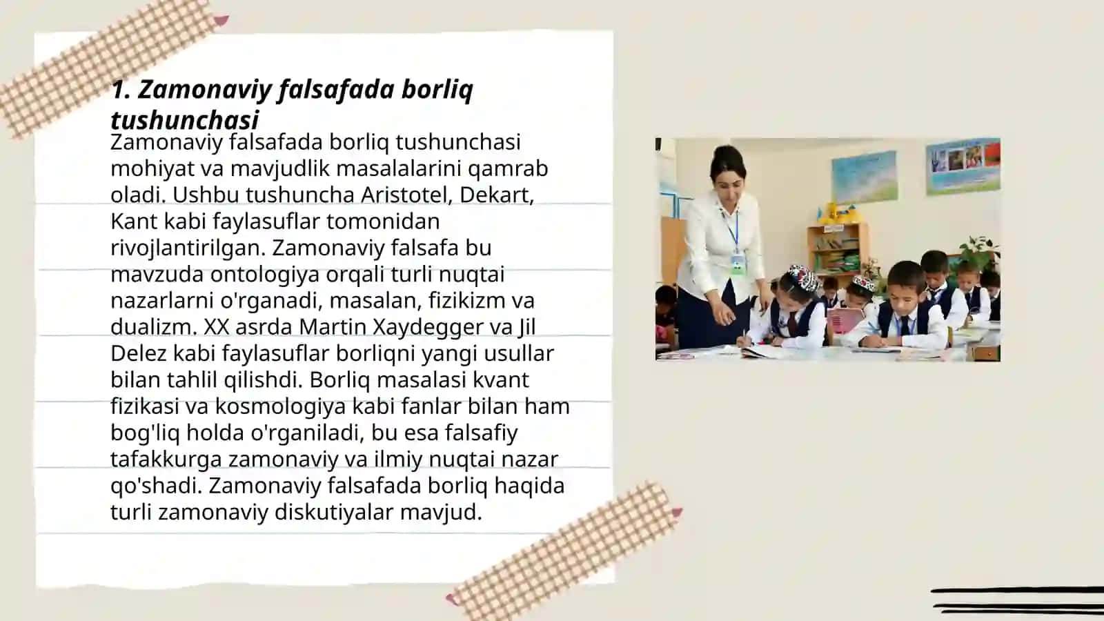 Zamonaviy falsafada borliq tushunchasi 3