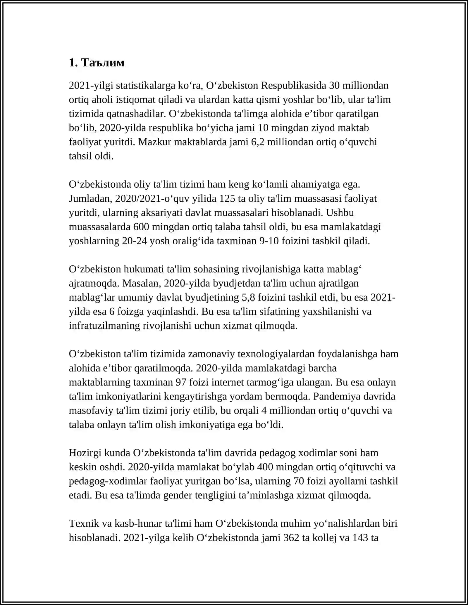 REFERAT Mavzu: 10 3