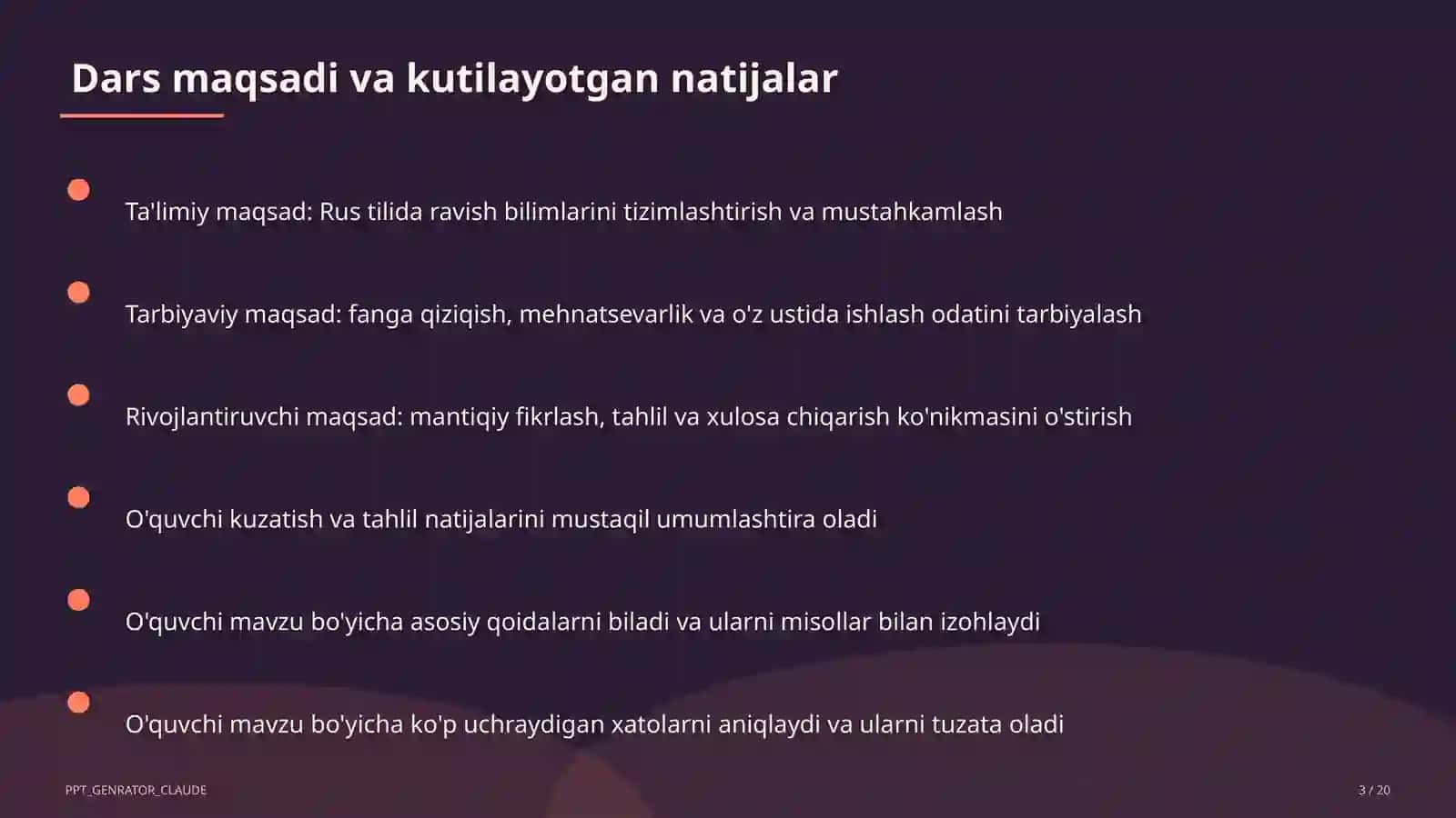 Rus tilida ravish (7-sinf) 3