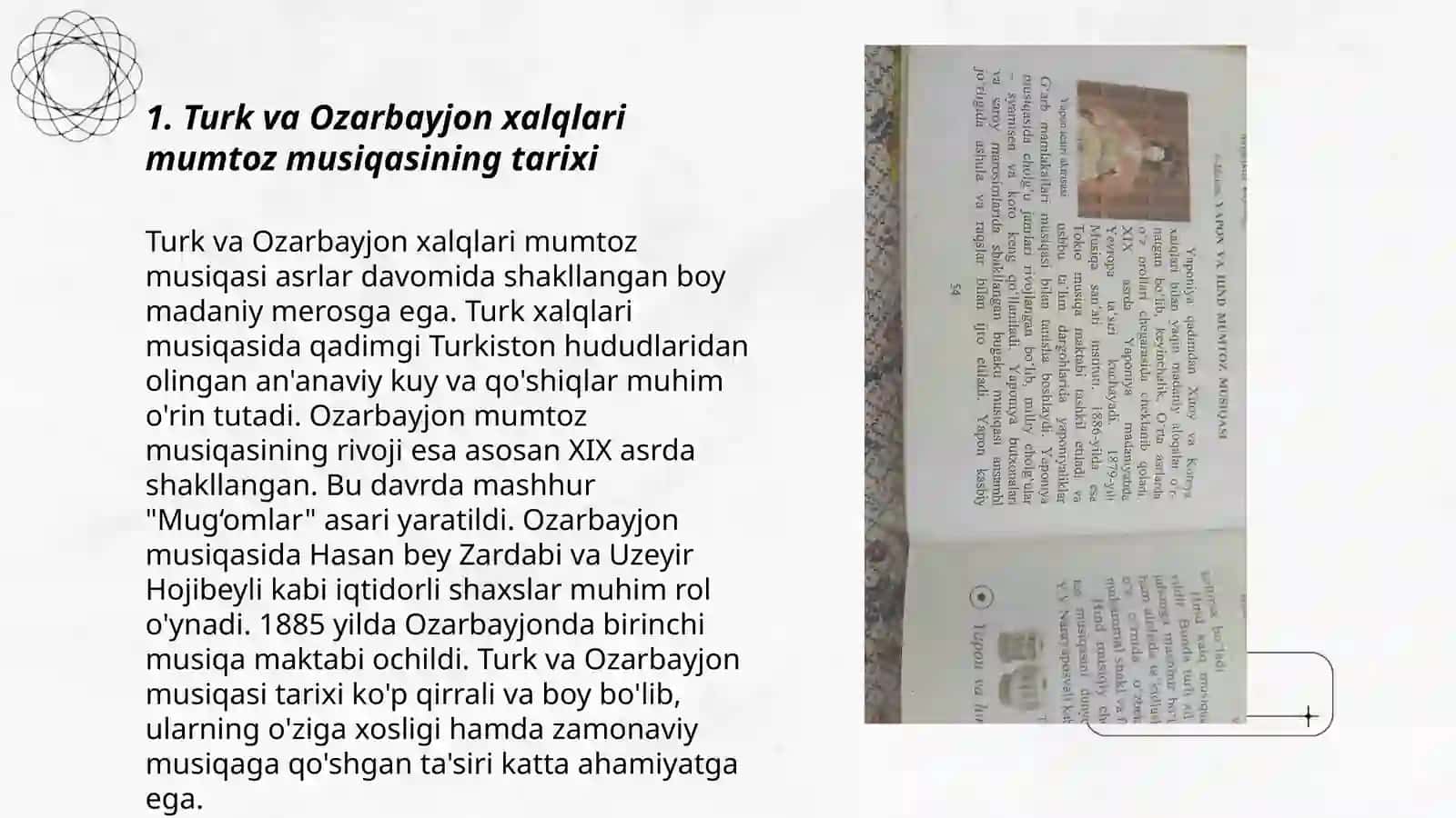 Turk va Ozarbayjon xalqlari mumtoz musiqasi 3