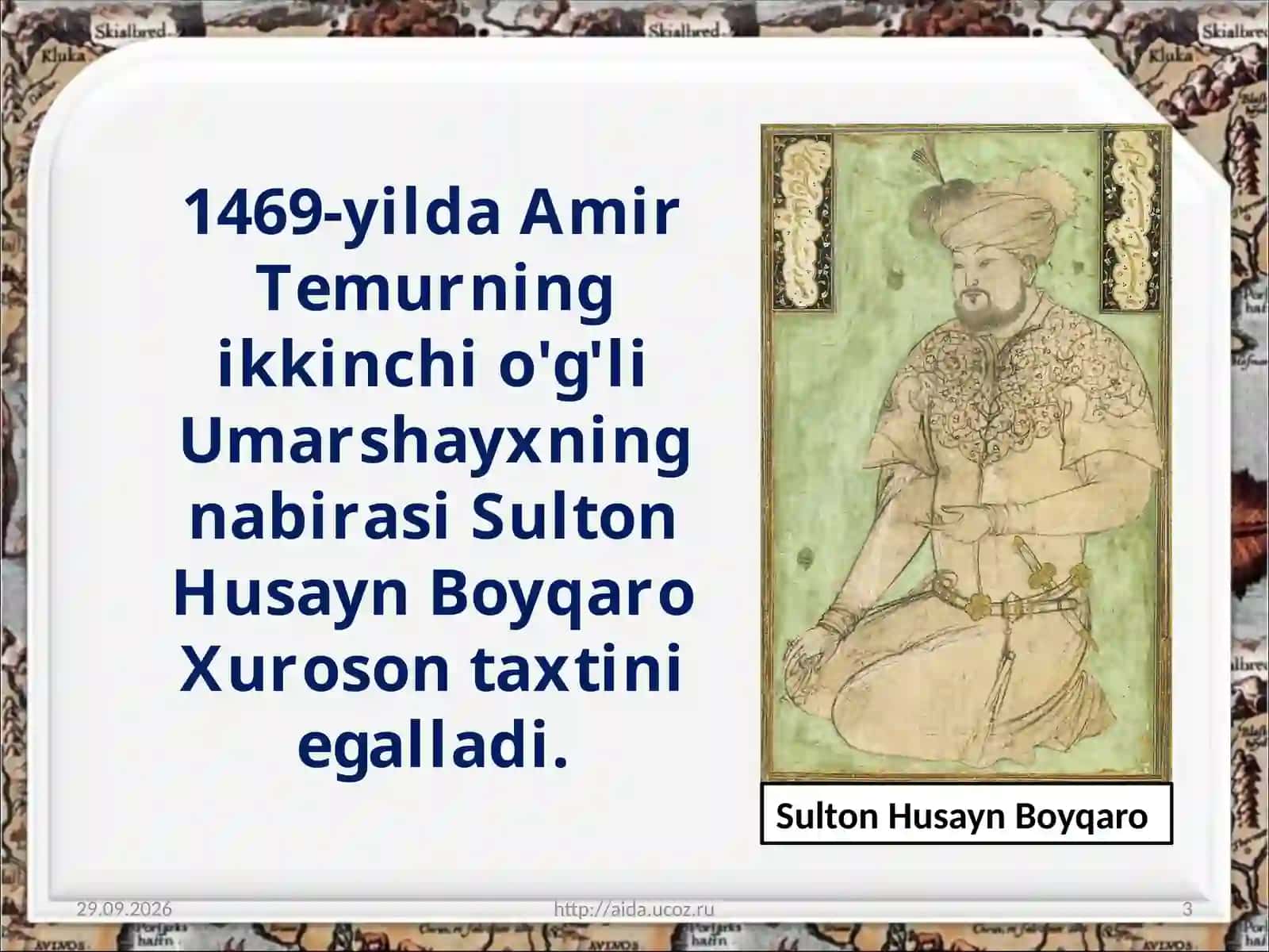 XV asr oxiri-XVI asr boshlaridaTurkistonda siyosiy vaziyat 3
