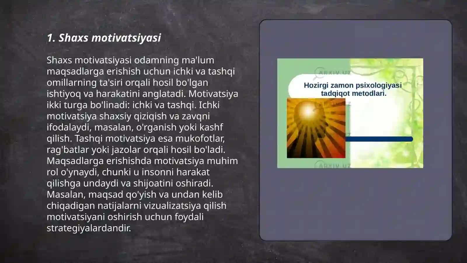 Shaxs psixologiyasi fanining asosiy muammolari 3
