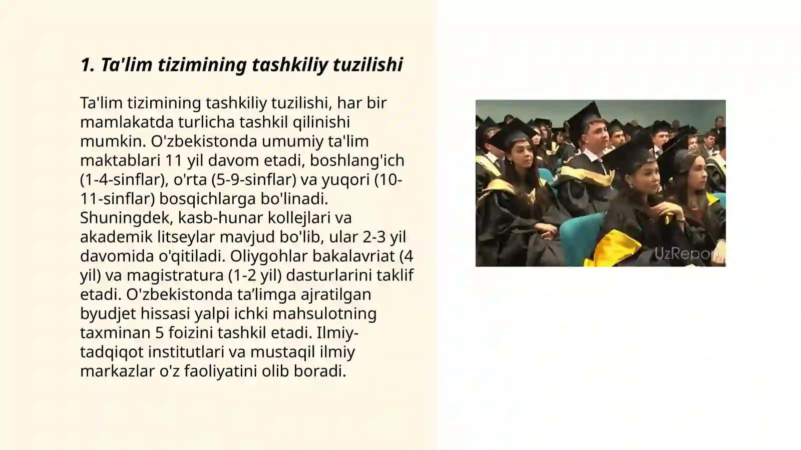 Angilya va Fransiya ta'lim tizimlari 3