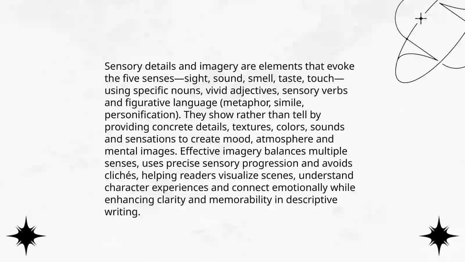 Plan: Descriptive Text Elements and Imagery 3