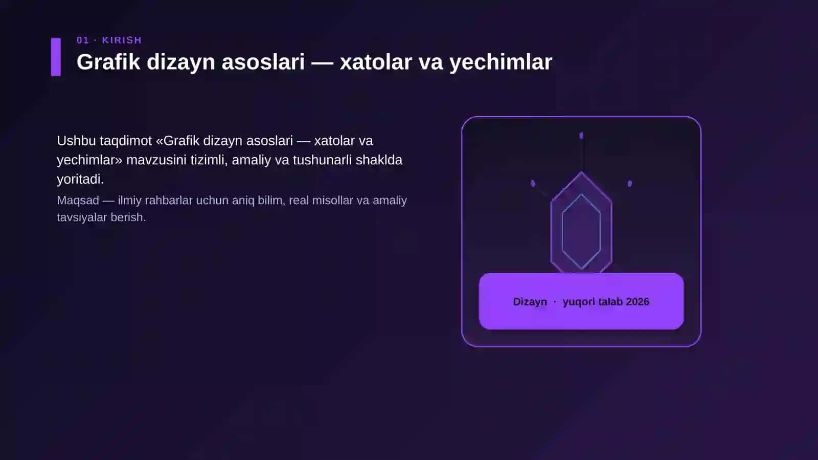 Grafik dizayn asoslari — xatolar va yechimlar 3