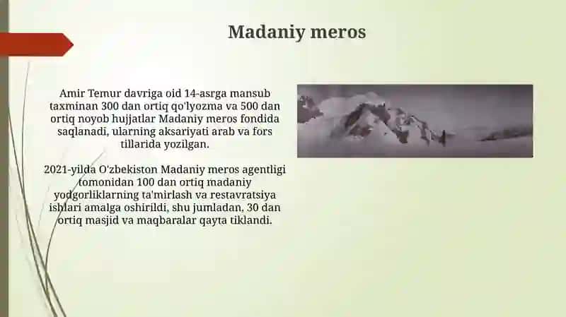Madaniy meros 3