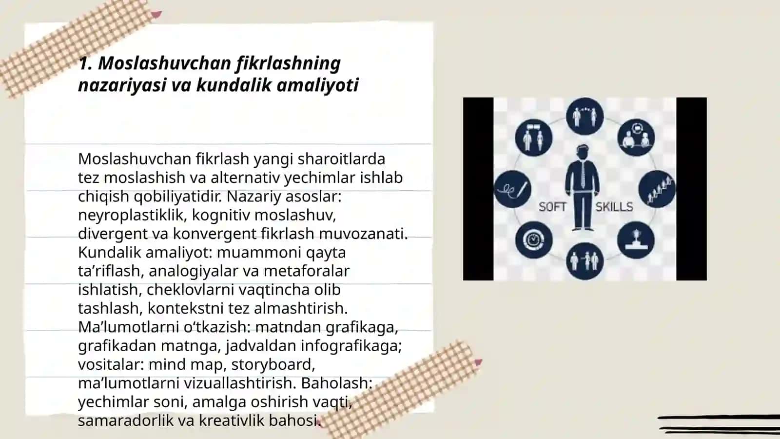 Soft skills – moslashuvchan fikrlash, kreativlik 3