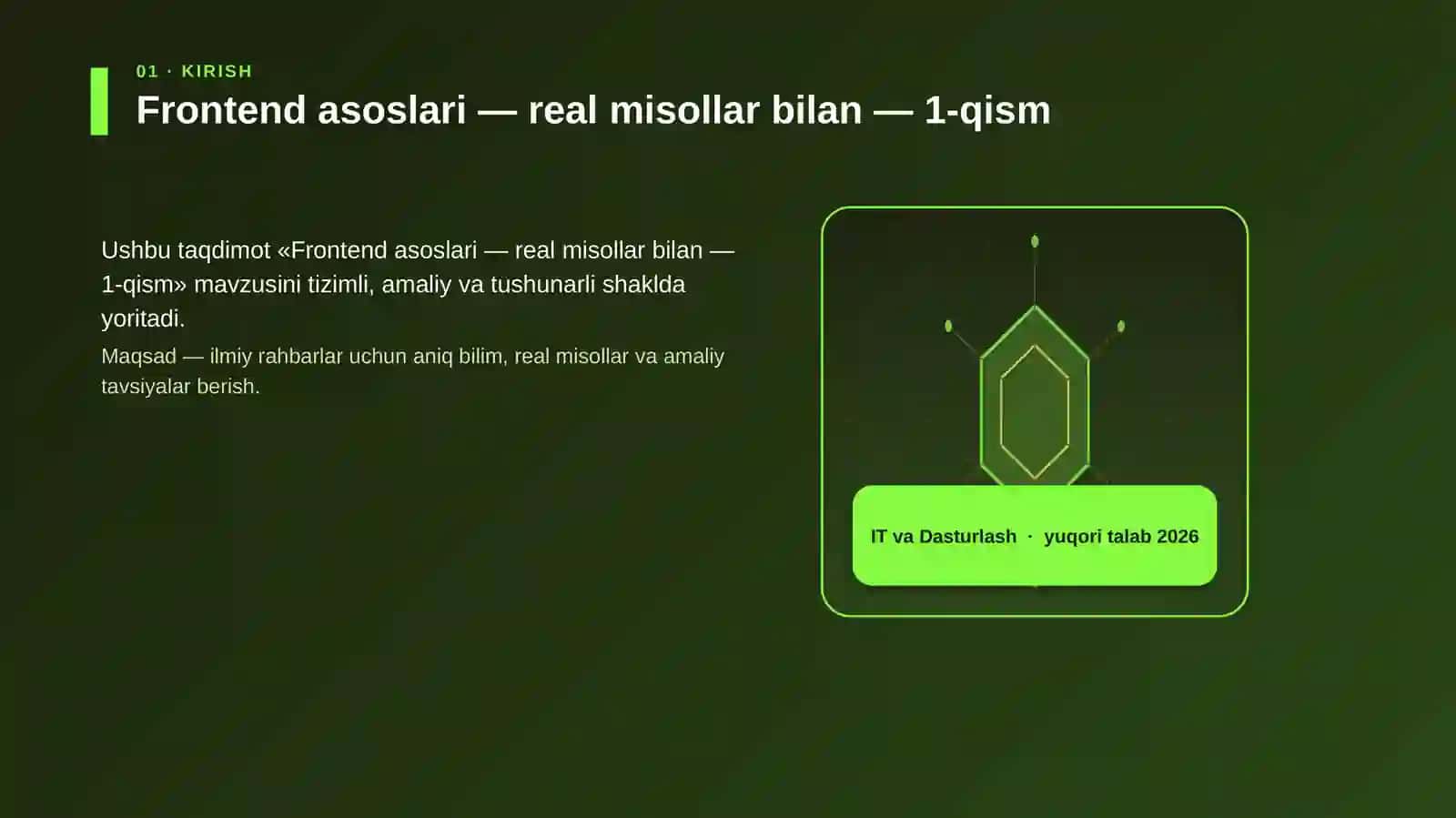 Frontend asoslari — real misollar bilan — 1-qism 3