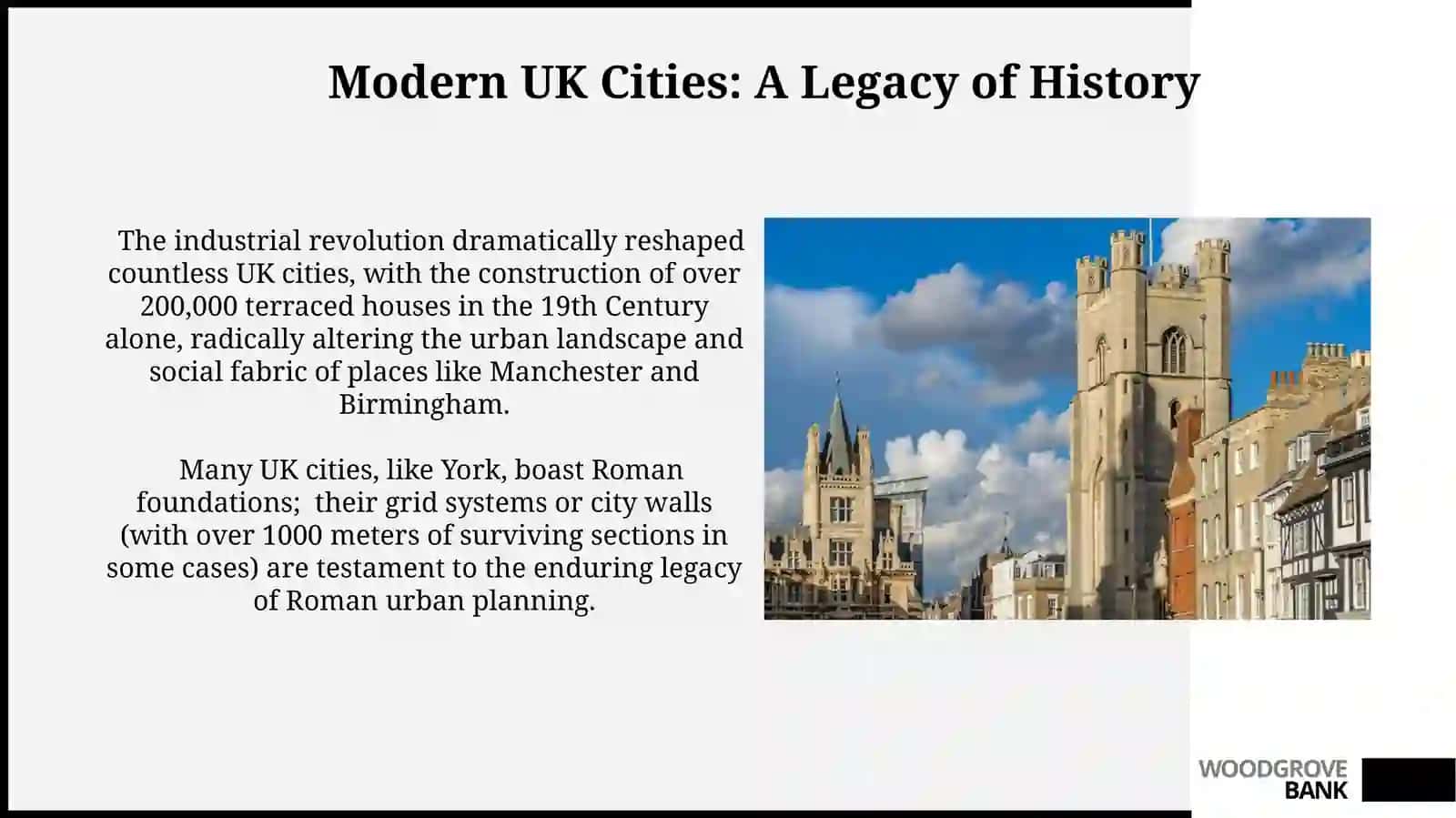 Cities of the United Kingdom: Anglo Saxons, Normandy and others 3