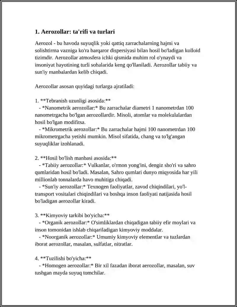 Aerozollar va Ularning Inson Salomatligiga Tasiri 3