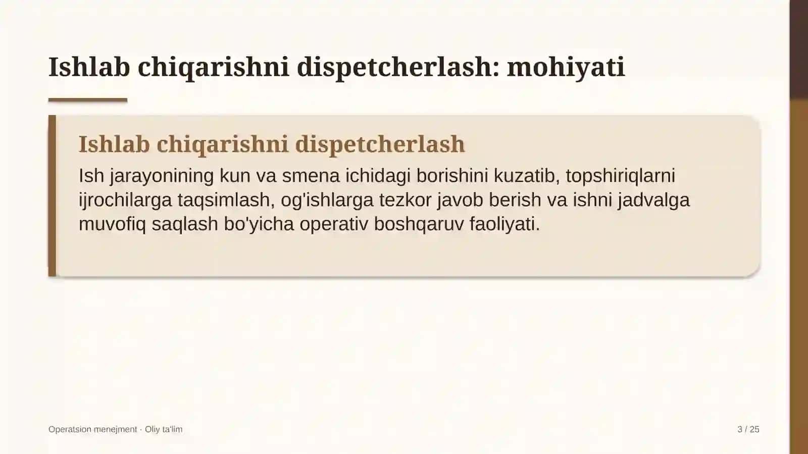 yuridik firmalarda ishlab chiqarishni dispetcherlash 7748 3