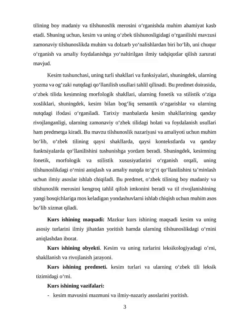 Kesim va uning ifodalanishi 3