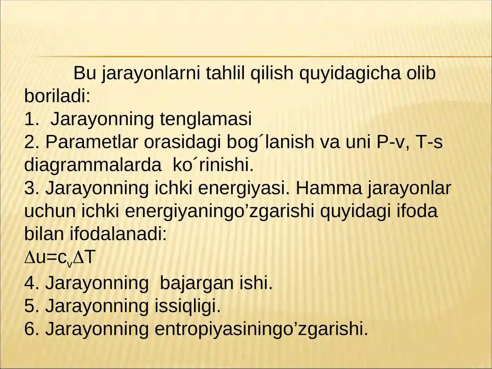 Fizika kursidan beshta asosiy jarayonlar 3