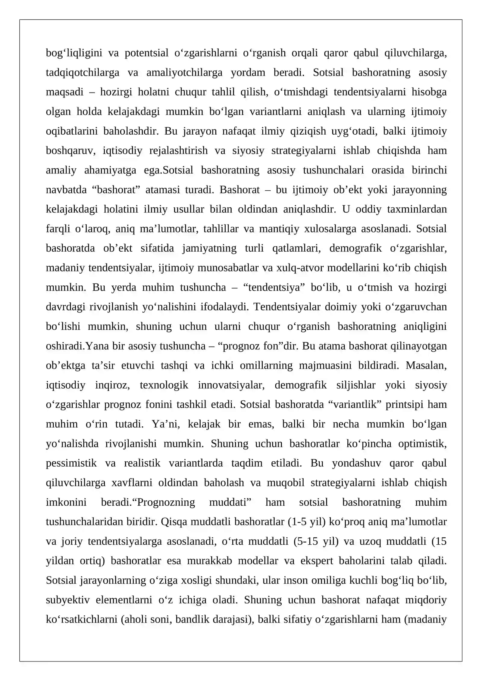 Sotsial bashoratda ijtimoiy resurslar 3
