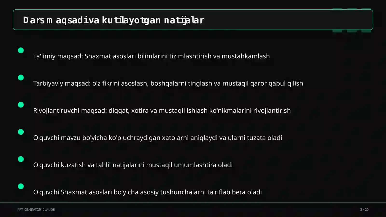 Shaxmat asoslari (4-sinf) 3