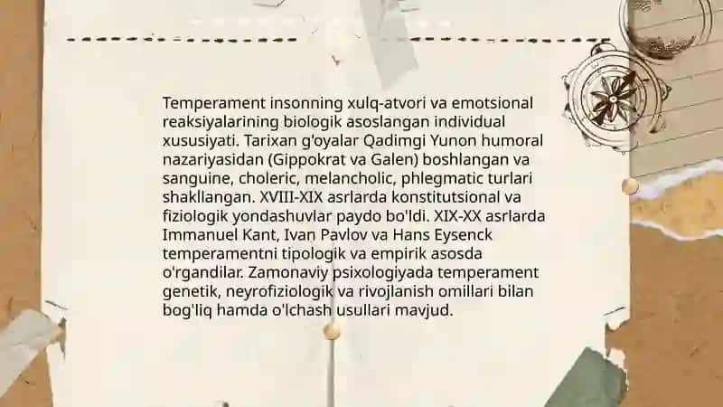 Temperament 3