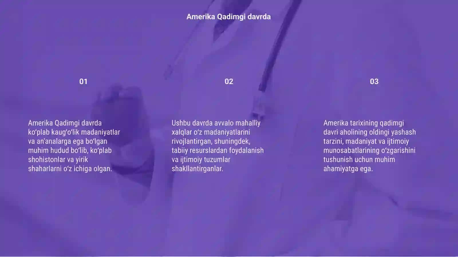 Amerika mavzusi 3