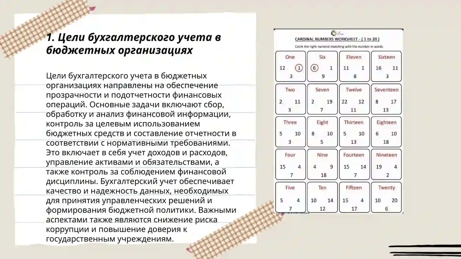 Основные принципы и задачи бухгалтерского учета в бюджетных организациях 3