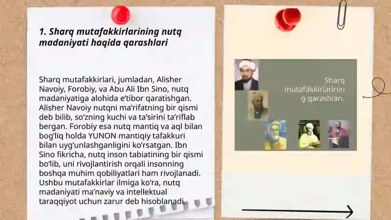Nutq haqida sharq mutaffakirlarining qarashlari 3