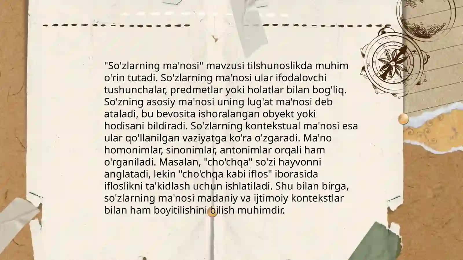 Oʻzbek tilida soʻz-gaplar 3